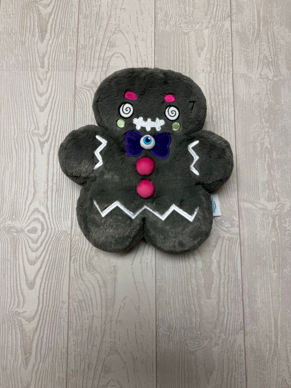 Squishable Zombie Gingerbread Man Plush Gray Halloween Stuffed Toy